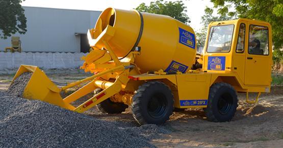 Self Loading Concrete Mixer
